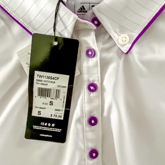 ADIDAS PureMotion Women's Golf Shirt. Small - Picture 8 of 10